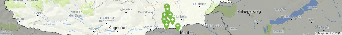 Map view for Pharmacies emergency services nearby Bad Schwanberg (Deutschlandsberg, Steiermark)